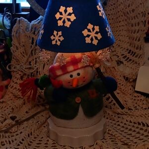 Snowman Lamp